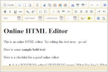 HTML-editor